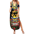 Personalised Cowboys Rugby ANZAC Day Summer Maxi Dress Last Post Poppy We Will Remember Them