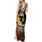 Personalised Cowboys Rugby ANZAC Day Tank Maxi Dress Last Post Poppy We Will Remember Them