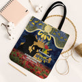 Personalised Cowboys Rugby ANZAC Day Tote Bag Last Post Poppy We Will Remember Them