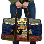 Personalised Cowboys Rugby ANZAC Day Travel Bag Last Post Poppy We Will Remember Them