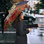 Personalised Cowboys Rugby ANZAC Day Umbrella Last Post Poppy We Will Remember Them