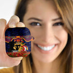 Personalised Roosters Rugby ANZAC Day AirPods Case Last Post Poppy We Will Remember Them