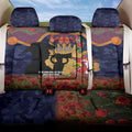 Personalised Roosters Rugby ANZAC Day Back Car Seat Cover Last Post Poppy We Will Remember Them