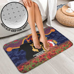 Personalised Roosters Rugby ANZAC Day Bathroom Set Last Post Poppy We Will Remember Them
