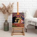 Personalised Roosters Rugby ANZAC Day Canvas Wall Art Last Post Poppy We Will Remember Them