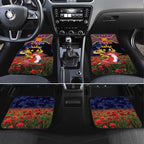 Personalised Roosters Rugby ANZAC Day Car Mats Last Post Poppy We Will Remember Them