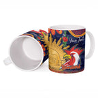 Personalised Roosters Rugby ANZAC Day Ceramic Mug Last Post Poppy We Will Remember Them