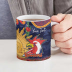 Personalised Roosters Rugby ANZAC Day Ceramic Mug Last Post Poppy We Will Remember Them
