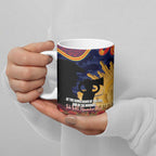 Personalised Roosters Rugby ANZAC Day Ceramic Mug Last Post Poppy We Will Remember Them
