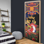 Personalised Roosters Rugby ANZAC Day Door Cover Last Post Poppy We Will Remember Them