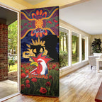 Personalised Roosters Rugby ANZAC Day Door Cover Last Post Poppy We Will Remember Them