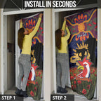 Personalised Roosters Rugby ANZAC Day Door Cover Last Post Poppy We Will Remember Them