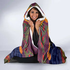 Personalised Roosters Rugby ANZAC Day Hooded Blanket Last Post Poppy We Will Remember Them