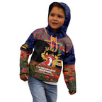 Personalised Roosters Rugby ANZAC Day Kid Hoodie Last Post Poppy We Will Remember Them