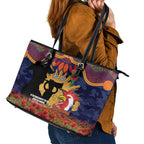 Personalised Roosters Rugby ANZAC Day Leather Tote Bag Last Post Poppy We Will Remember Them