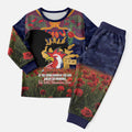 Personalised Roosters Rugby ANZAC Day Pajama Set Last Post Poppy We Will Remember Them