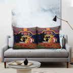 Personalised Roosters Rugby ANZAC Day Pillow Cover Last Post Poppy We Will Remember Them