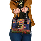 Personalised Roosters Rugby ANZAC Day Shoulder Handbag Last Post Poppy We Will Remember Them