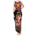 Personalised Roosters Rugby ANZAC Day Tank Maxi Dress Last Post Poppy We Will Remember Them