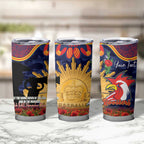 Personalised Roosters Rugby ANZAC Day Tumbler Cup Last Post Poppy We Will Remember Them