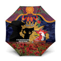 Personalised Roosters Rugby ANZAC Day Umbrella Last Post Poppy We Will Remember Them