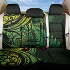 New Zealand Lizard Back Car Seat Cover Silver Fern Aotearoa Maori Green Version