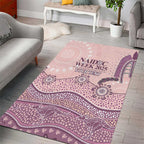Personalised Australia NAIDOC Week Dhari Aboriginal Art Area Rug