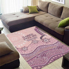Personalised Australia NAIDOC Week Dhari Aboriginal Art Area Rug