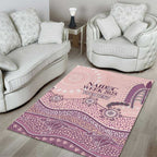 Personalised Australia NAIDOC Week Dhari Aboriginal Art Area Rug