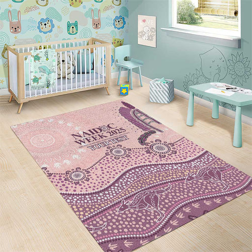 Personalised Australia NAIDOC Week Dhari Aboriginal Art Area Rug