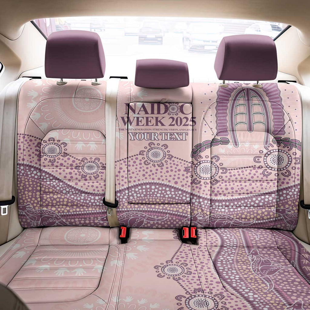 Personalised Australia NAIDOC Week Dhari Aboriginal Art Back Car Seat Cover