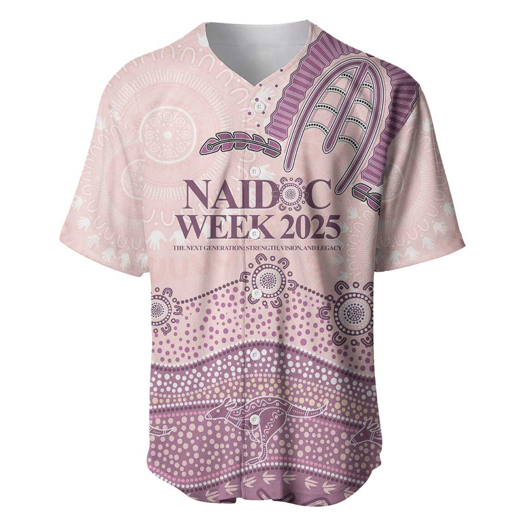 Personalised Australia NAIDOC Week Dhari Aboriginal Art Baseball Jersey