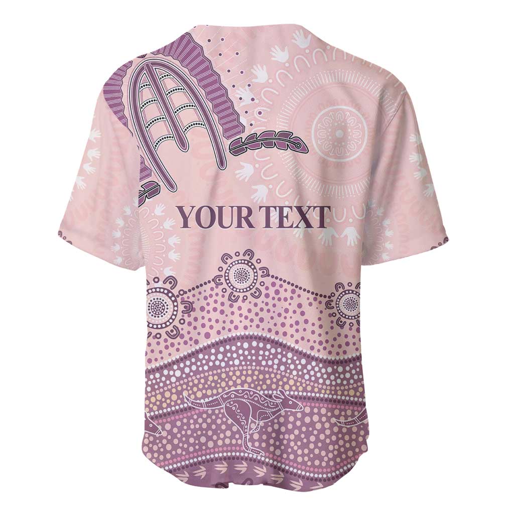 Personalised Australia NAIDOC Week Dhari Aboriginal Art Baseball Jersey