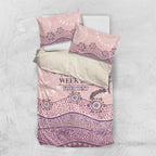 Personalised Australia NAIDOC Week Dhari Aboriginal Art Bedding Set