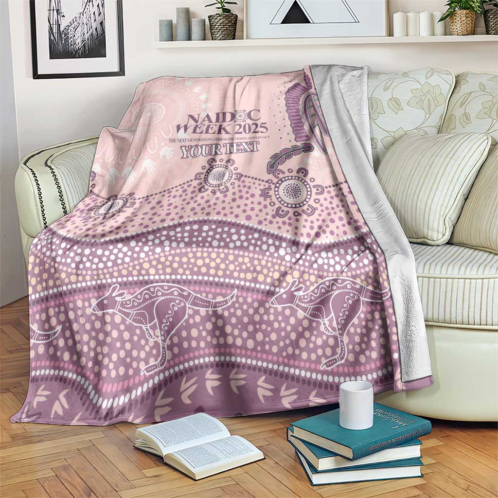 Personalised Australia NAIDOC Week Dhari Aboriginal Art Blanket
