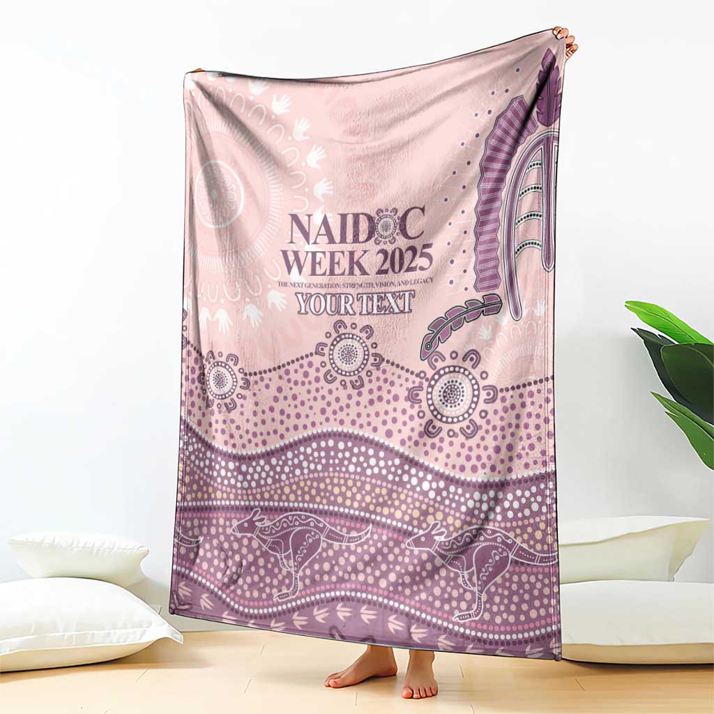 Personalised Australia NAIDOC Week Dhari Aboriginal Art Blanket
