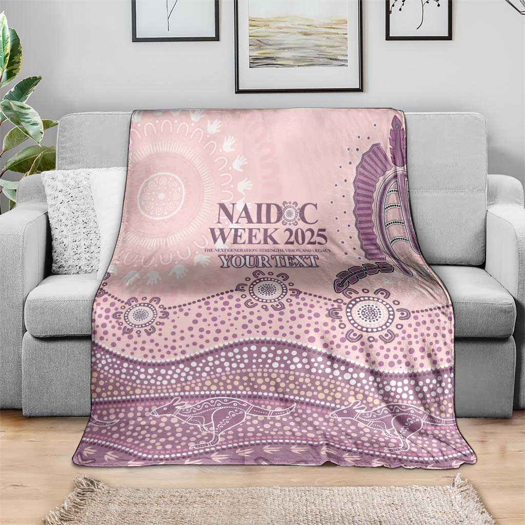 Personalised Australia NAIDOC Week Dhari Aboriginal Art Blanket