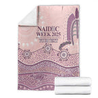 Personalised Australia NAIDOC Week Dhari Aboriginal Art Blanket