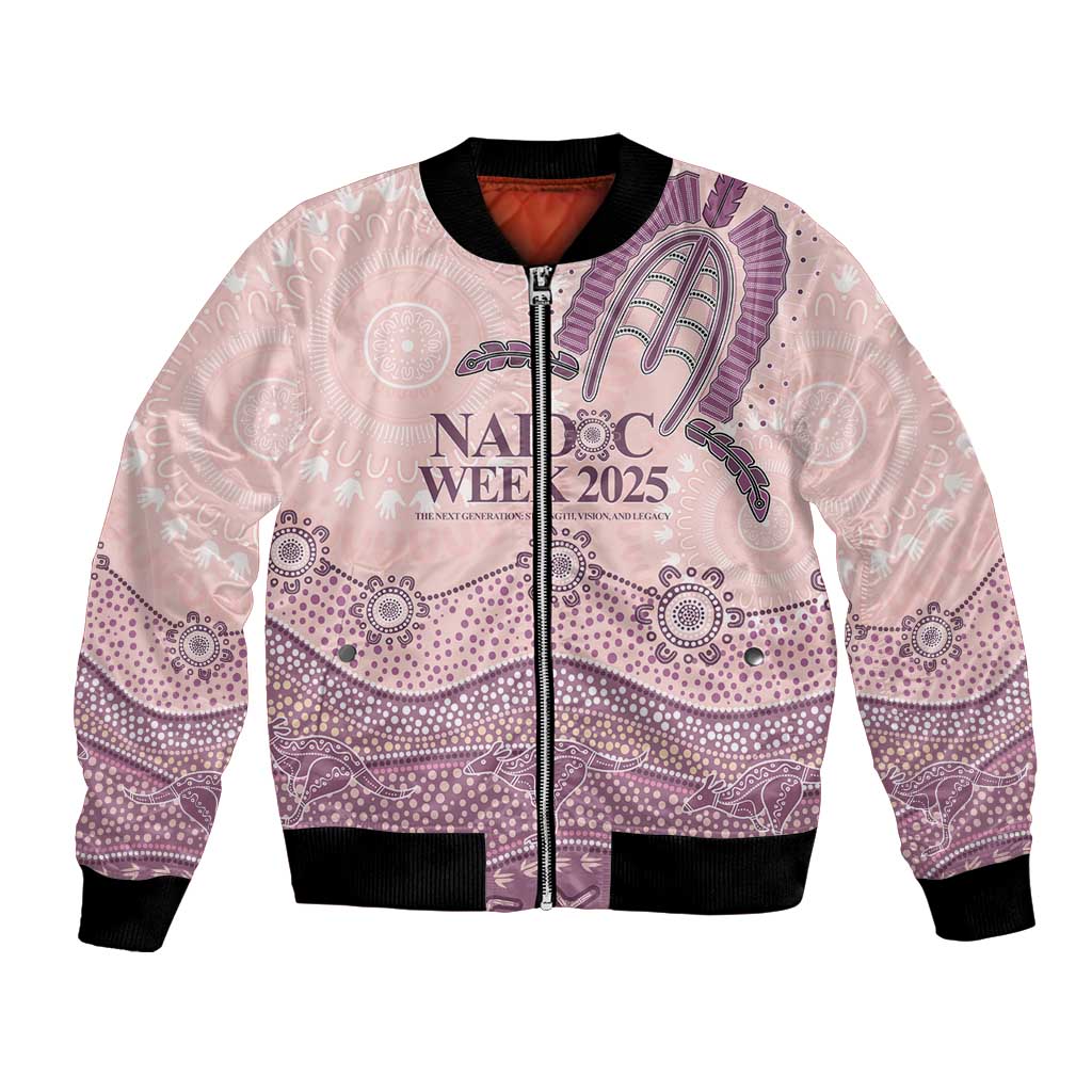 Personalised Australia NAIDOC Week Dhari Aboriginal Art Bomber Jacket