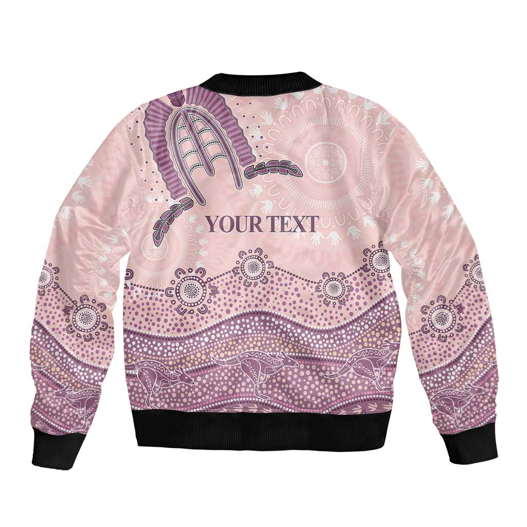 Personalised Australia NAIDOC Week Dhari Aboriginal Art Bomber Jacket