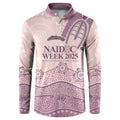 Personalised Australia NAIDOC Week Dhari Aboriginal Art Button Sweatshirt