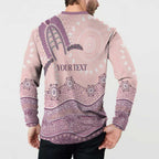 Personalised Australia NAIDOC Week Dhari Aboriginal Art Button Sweatshirt
