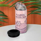 Personalised Australia NAIDOC Week Dhari Aboriginal Art 4 in 1 Can Cooler Tumbler