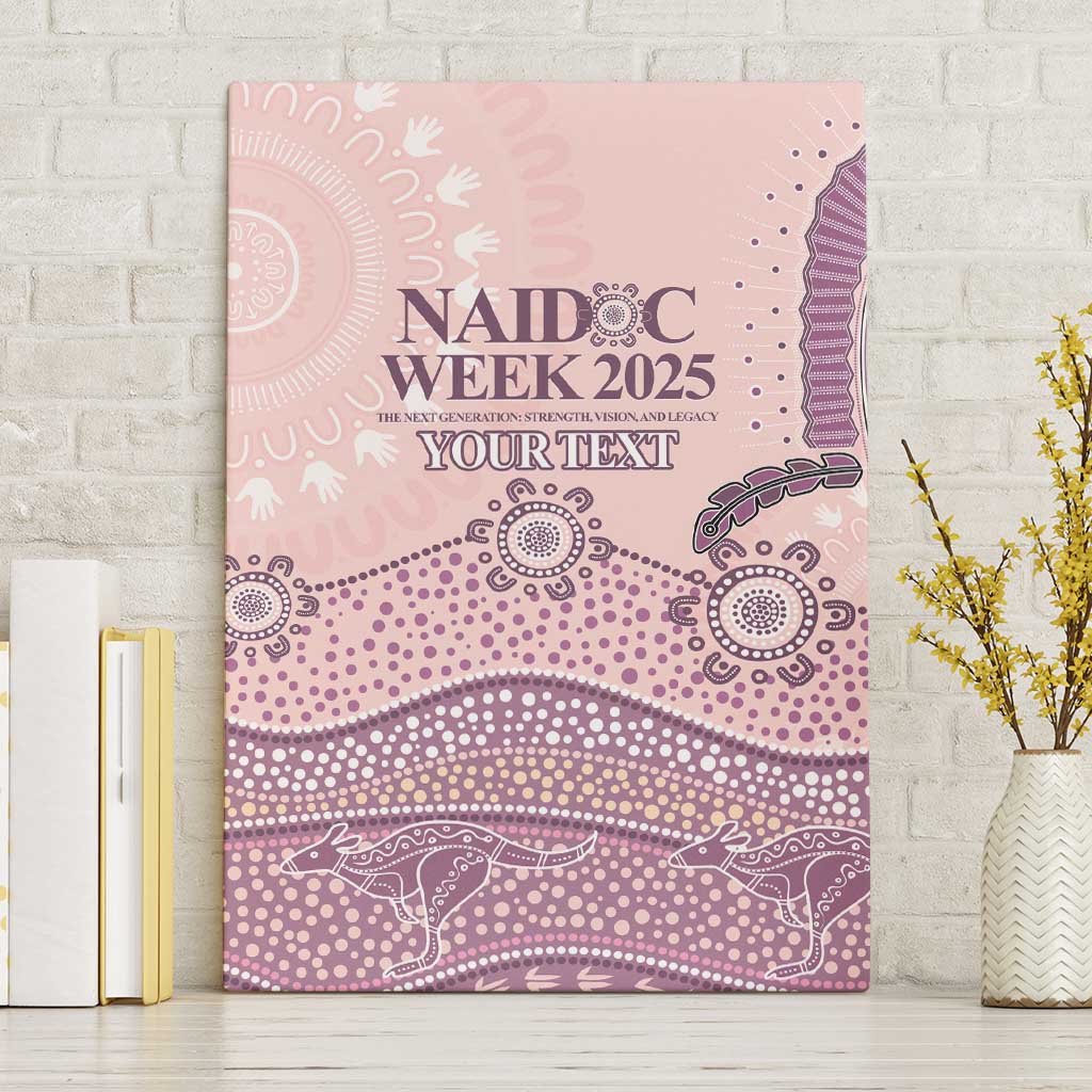 Personalised Australia NAIDOC Week Dhari Aboriginal Art Canvas Wall Art