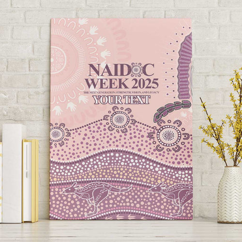 Personalised Australia NAIDOC Week Dhari Aboriginal Art Canvas Wall Art