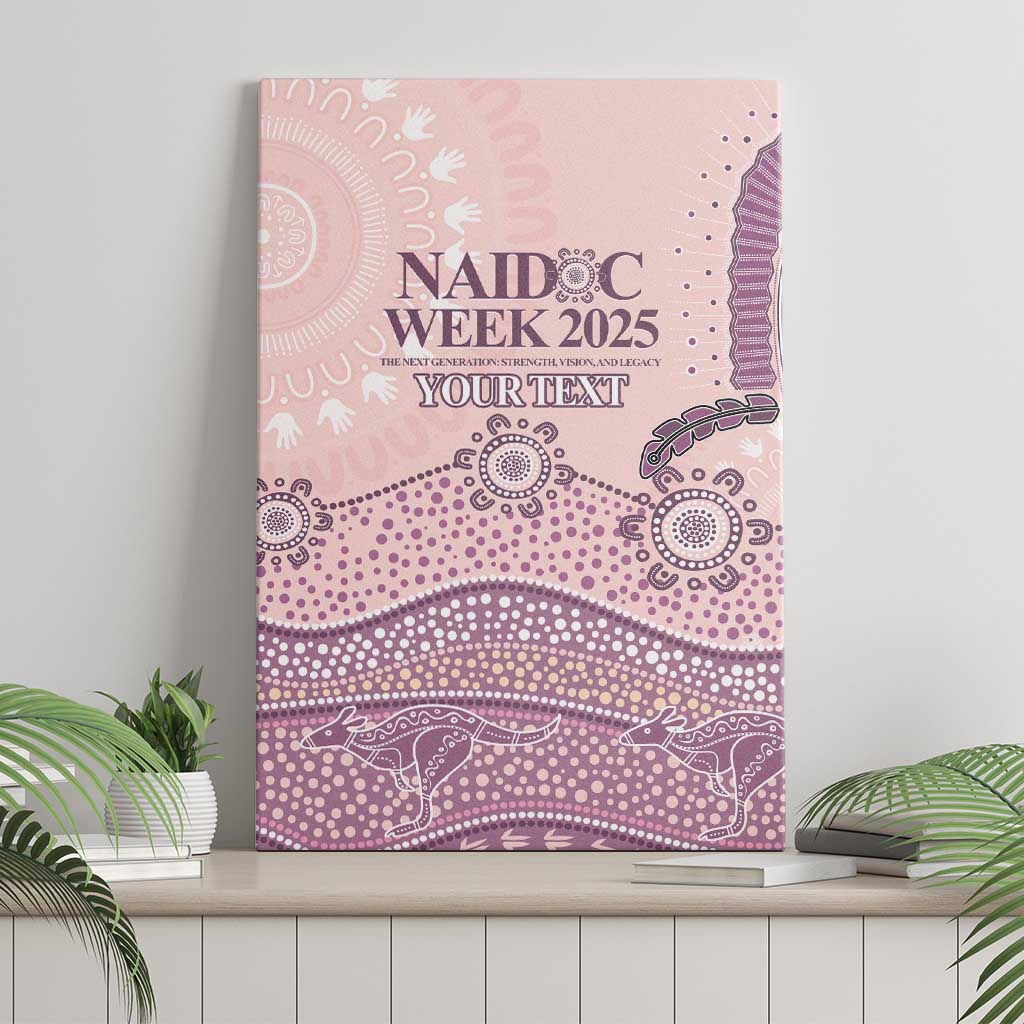 Personalised Australia NAIDOC Week Dhari Aboriginal Art Canvas Wall Art