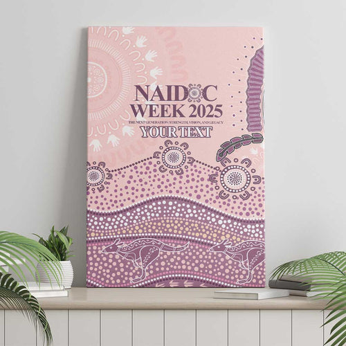Personalised Australia NAIDOC Week Dhari Aboriginal Art Canvas Wall Art