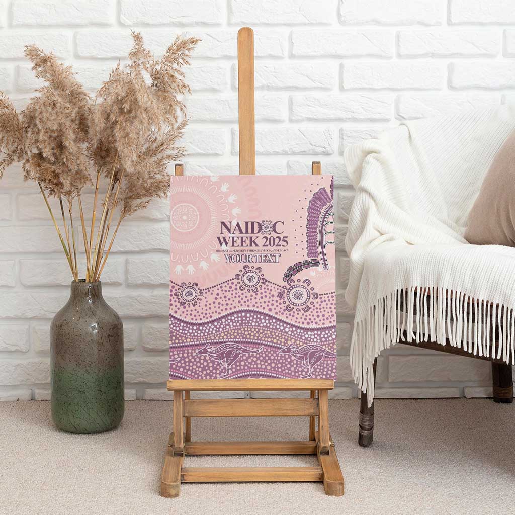 Personalised Australia NAIDOC Week Dhari Aboriginal Art Canvas Wall Art