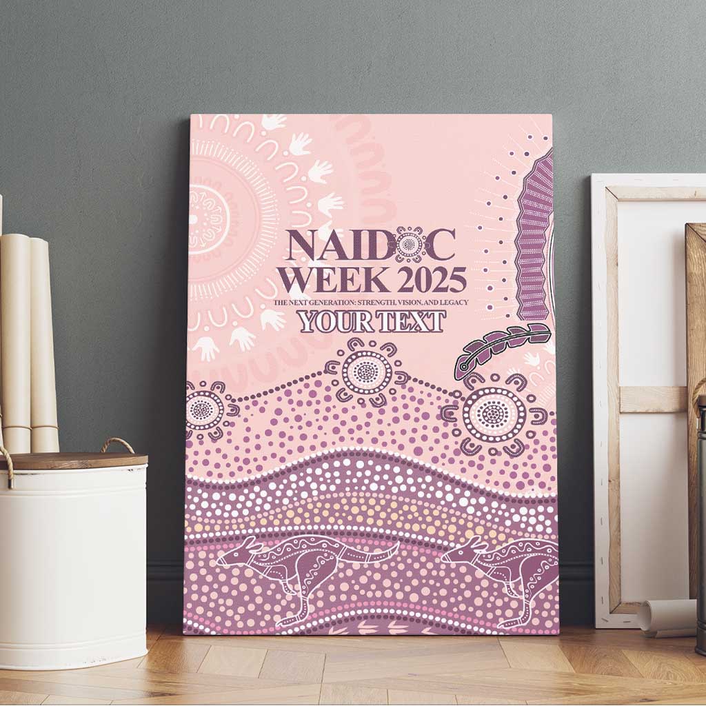 Personalised Australia NAIDOC Week Dhari Aboriginal Art Canvas Wall Art