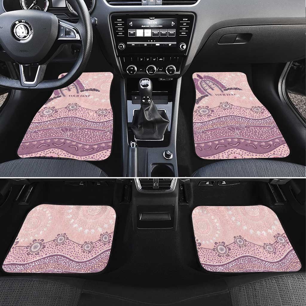 Personalised Australia NAIDOC Week Dhari Aboriginal Art Car Mats